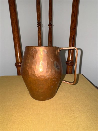 Vintage Hammered Copper Mug | Rustic Handmade Copper Cup | Primitive Farmhouse Drinkware | Cabin Cottagecore Decor - Etsy
