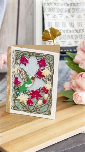 Hummingbird Shaker Card
