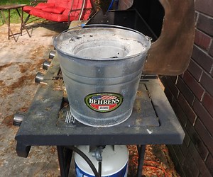 Metal Bucket Forge