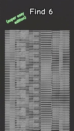 find the number 6 (easy)