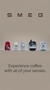 Craft and enjoy authentic Italian espresso and velvety frothed milk from the comfort of your home with Smeg's ECF02 espresso machine. | Smeg UK