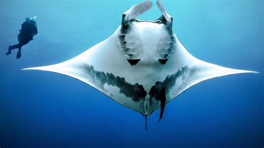 Watch this 8-meter ocean giant emerge from the deep