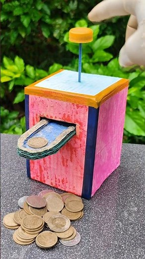 (AP-680) ✨“Magic Coin Machine – Drop a Coin, Watch the Magic Happen!”✨ #diy #craft #box #trending