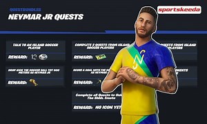 Neymar Jr. Fortnite Challenges: Full list of all challenges, free rewards, and other details