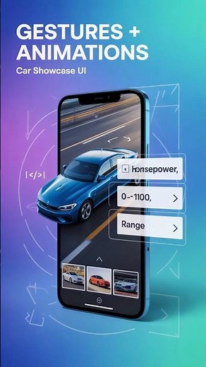 React Native Gestures + Animations: Build a Car Showcase UI #codereact #reactnativeanimation #code