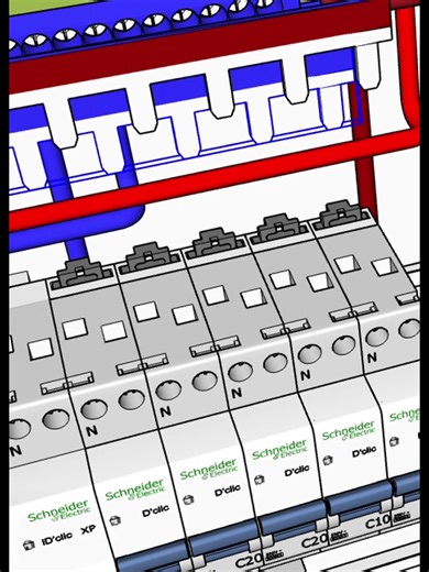 Les peignes de raccordement horizontaux constituent des éléments fondamentaux pour la distribution de l'énergie au sein d'un coffret électrique moderne. Ils se composent d'une partie conductrice en cuivre pur protégée par une enveloppe isolante en polychlorure de vinyle rigide. Ces barres assurent la liaison entre l'interrupteur différentiel et les différents disjoncteurs divisionnaires d'une même rangée. Leur usage permet de garantir une conductivité optimale tout en limitant l'encombrement des