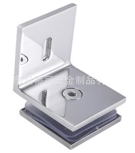 [Hot Item] OEM 304-Stainless-Steel Retaining Clip Wall-Mount Glass Clamp Bracket for Shower Enclosure