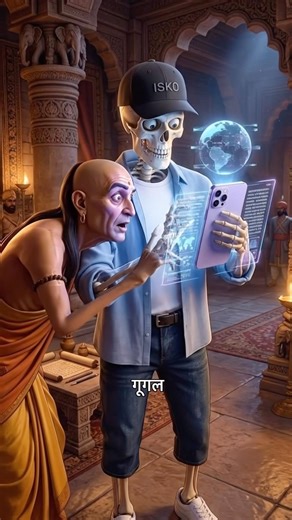 What If You Took a Smartphone to Chanakya's Court? 📱 #shorts #whatif #fy #timetravel