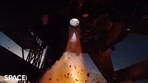 SpaceX Starship Single Engine Test Fire Simulates Flight 7 In-Space Burn