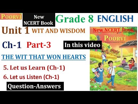 Class 8 English purvi Unit 1 Chapter 1 Part 3