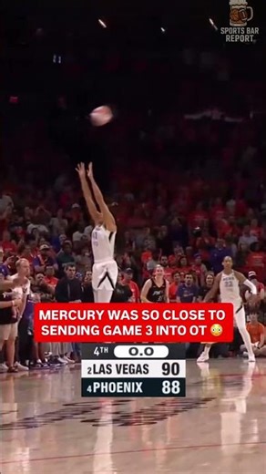 Phoenix Mercury Was Close To Sending Game 3 To Overtime!!