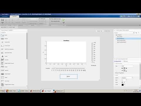 How to simulate a model through App Designer, set parameters and plot outputs in App Designer?