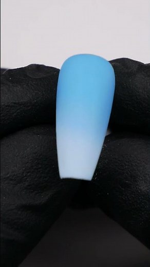 Flawless Baby Blue Ombré Nails | Easy Soft Gradient Nail Art Tutorial