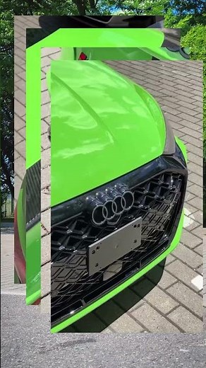 Our ride this weekend? This Kyalami Green RS 3! ✅ #audi #rs3