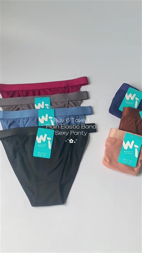 7-Piece Elastic Band Panty Set: Comfort and Style