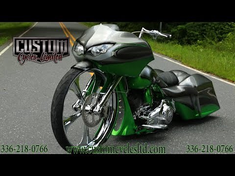 Custom Cycles LTD Andrews 30 inch wheel custom bagger road glide Harley Davidson