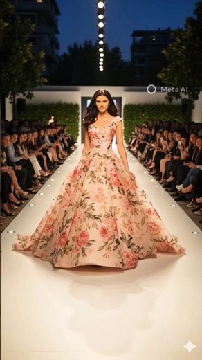 Floral Gown Dreams! ✨ Watch These Dresses Take Over The Catwalk