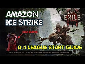Amazon Ice Strike League Start Guide 0.4 - Path of Exile 2 The Last of the Druids