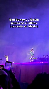 Bad Bunny se reúne con J Balvin y cantan en su último concierto #fblifestyle #badbunnypr #badbunny #jbalvin | Yamil Rex