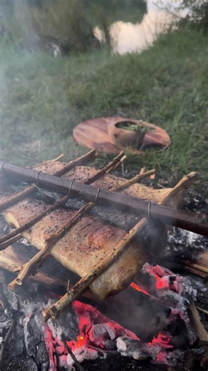 3K views | Giant Bass Fish Cooking By The Lake! | Delicious Cooking | Facebook