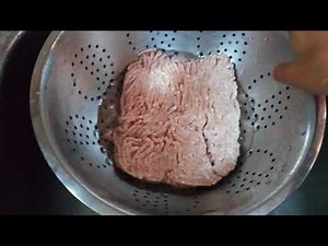 How to clean up minced meat without loosing any bit of it