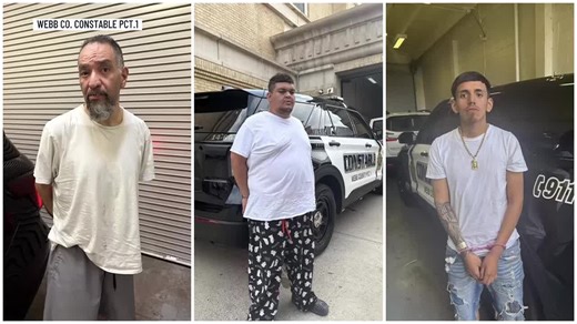 Webb County constable deputies arrest 3 during traffic stops