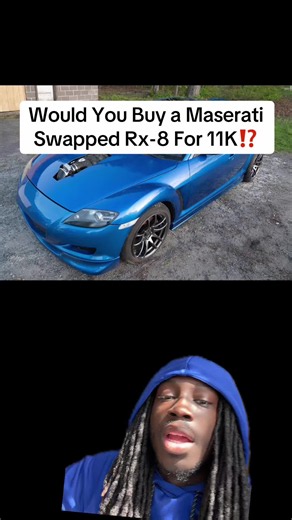 Would You Buy a Mazderati⁉️##mazda##rx8##maserati##V8#greenscreenvideo | maserati