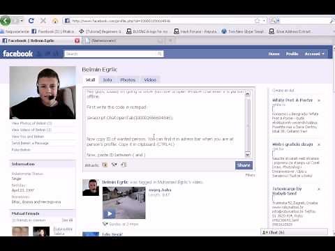 How to see FaceBook chat history even if is person offline [New code]