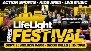 🎉 Get ready for an unforgettable experience at the LifeLight Festival! 🎉 Join us at Nelson Park, where we're transforming it into a vibrant hub of family fun! From live music that will move your soul to action-packed sports to inspiring messages of hope, there's something for everyone. Kids will have a blast in our specially designed area just for them, and families can create lasting memories together. 🎶 Enjoy performances by amazing artists, including the NewsBoys, KB, Josh Brewer, and many
