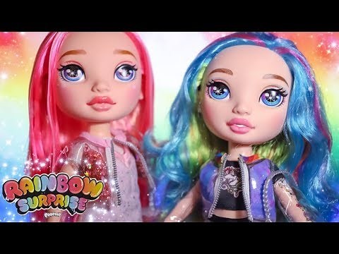 *SLIME FASHION?!* Rainbow Surprise by Poopsie Dolls REVIEW & SLIME MAKING!