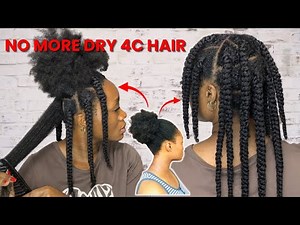 You’ll Never Struggle With Dry 4C Hair Again. Use This Method To Lock In Moisture For 1 Week