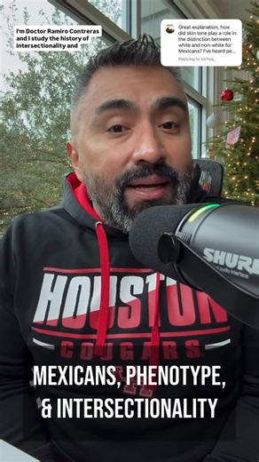 Dr. Ramiro Contreras on Instagram: "How can Kimberlé Crenshaw’s intersectionality framework help us understand how class shaped the historical experiences of darker skinned Mexicans in the United States? #mexican #history #latino #explore #fyp"