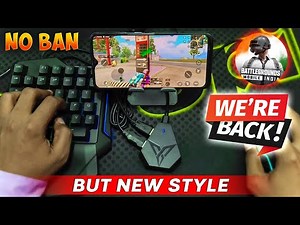 Finally BGMI Return🔥 | How to Play BGMI with Keyboard and Mouse in Mobile Using Flydigi Q1 No Ban