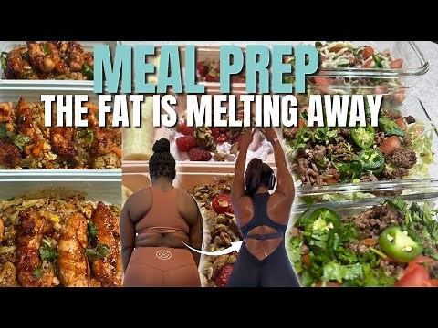 EASY MEAL PREP FOR WEIGHT LOSS! High protein to lose fat and build muscle!
