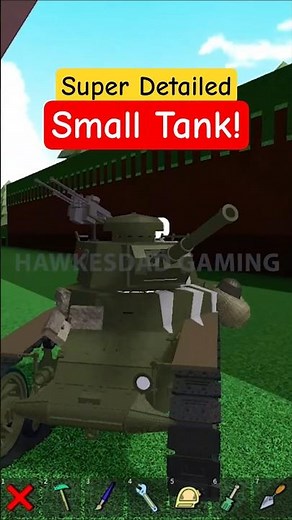 Roblox Build a Boat for Treasure Super Detailed Small Tank by ‪@ArisuWarFox‬ #babft #roblox