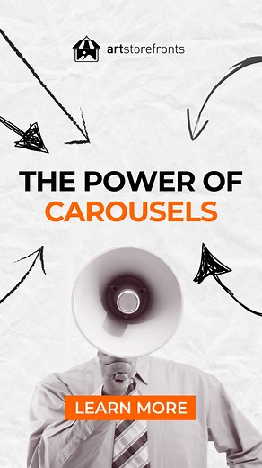 Discover how carousel posts can dramatically enhance your storytelling, allowing you to dive deeper into your content and engage your audience with more detailed narratives! #CarouselPower #EngagingContent | Art Storefronts | Facebook