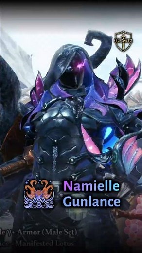 Namielle Gunlance Set [MHW: Iceborne] #monsterhunter #gaming #showcase #shorts