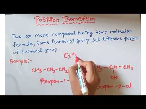 Position isomerism || Isomerism