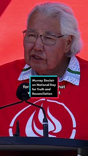 Murray Sinclair's Message to Canadians on National Day for Truth and Reconciliation