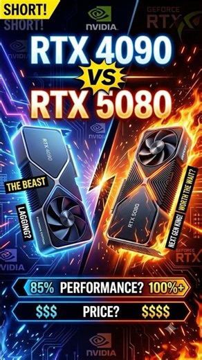 RTX 4090 vs RTX 5080 - Test in 1440p & 4k #shorts