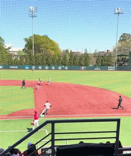 Back hand, glove flip to SS who turns a 4-6-3 double play