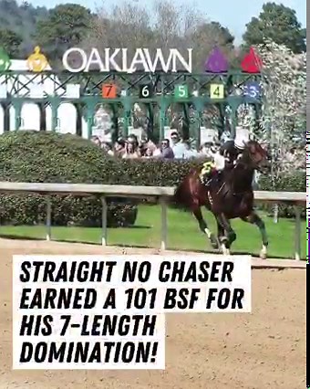 Always see the term Beyer Speed Figure but not sure exactly what it means? We're here to help! Over the weekend #MyRacehorse Straight No chaser earned a 101 Daily Racing Form BSF for his dominating win at Oaklawn, so why is that exciting? A triple-digit number is not an easy feat! What it means: "Beyer Speed Figures express the most important factor in handicapping: how fast a horse has run in each of his starts. The winning figure for a race is based on three factors: the final time, the distan