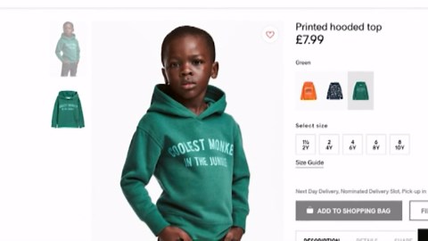 H&M apologizes for using black child with 'Coolest monkey in the jungle' slogan