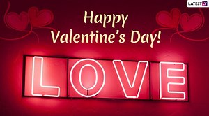 Valentine’s Day Cute and Romantic Messages for Wife: WhatsApp Stickers, GIF Images, Love Quotes and SMS to Share With Your Lady Love | 🙏🏻 LatestLY