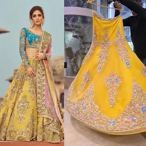 6.7K views · 622 reactions | Gorgeous Party outfit Collections Taking pre order. inboxd us for Details. Color and Fabric Can be customize. Delivery time 3/4 week. Advance required for booking must. (Video use only reference purpose) | Fashion world | Facebook