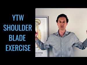 How to do scapular retraction YTW shoulder blade exercises chiropractor in Toronto Dr. Byron Mackay