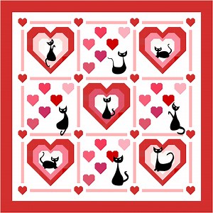 Mod Valentine Quilt Pattern PDF - Etsy