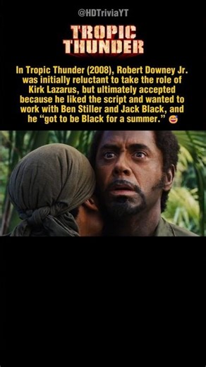 In Tropic Thunder (2008)... #shorts