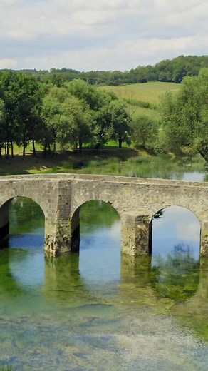 A stone bridge on the Dobra River in Croatia #oldbridge #stonebridge #croatiatravel #croatia #dobra #karlovac | Goran Safarek