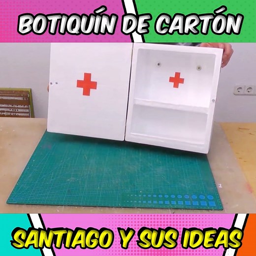 44K views · 1.1K reactions | como hacer un armario botiquin con cartón reciclado | Santiago y sus Ideas | Facebook